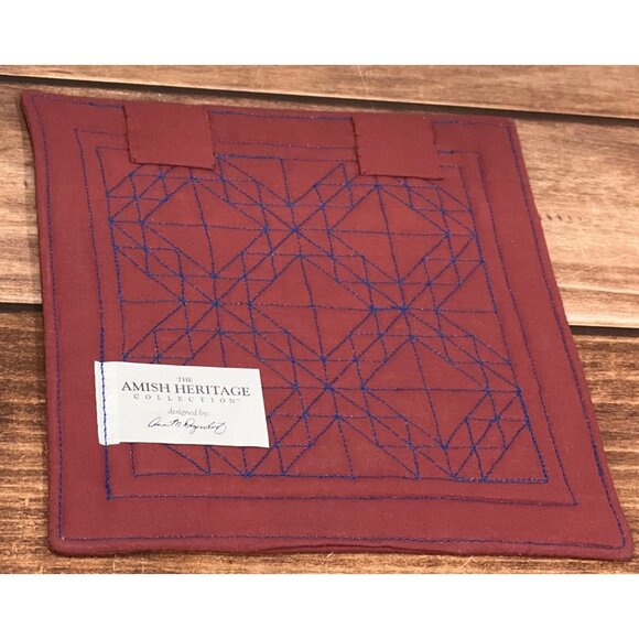1.2 VTG Amish Heritage Collection Willitts Frameable Quilt by Ann Dezendorf 6X6 - Picture 2 of 8